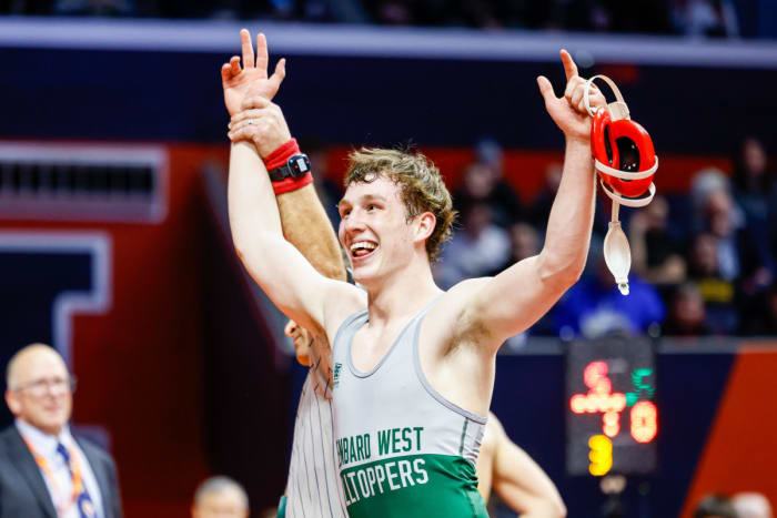 Illinois wrestling championships February 17 2024 Nate Latsch 25924